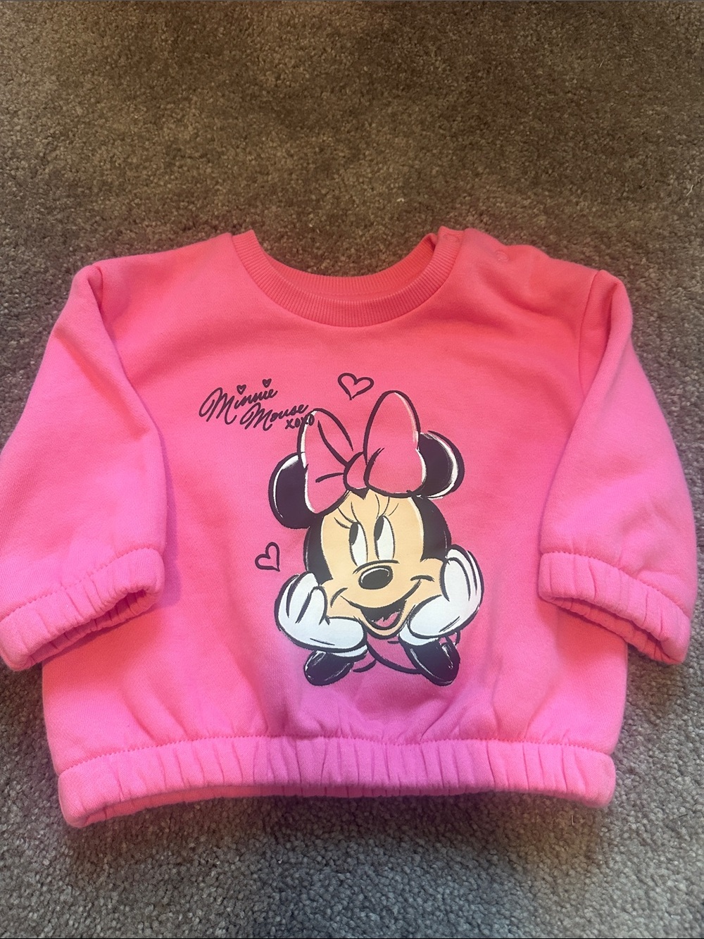 Primark Pink Minnie Mouse Sweatshirt for Kids